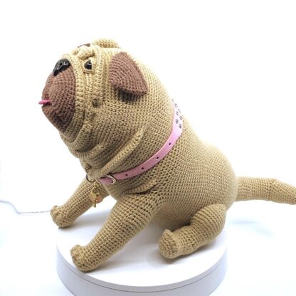 Pug Dog crochet pattern
