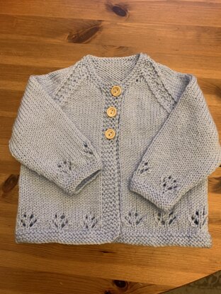 Blue baby matinee jacket