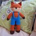 Vintage Style Toby the Fox Knitting Pattern