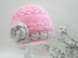 Knitting Pattern Baby Hat with Crochet Edging Baby Cap Infant