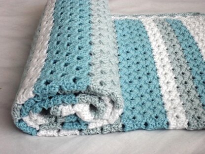 Blue Grey baby blankets pattern bundle Crochet pattern by Blage