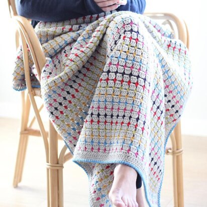 Rainbow dots blanket