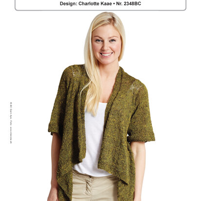 Cardigan by Charlotte Kaae in BC Garn Tussah Tweed - 2348BC - Downloadable PDF