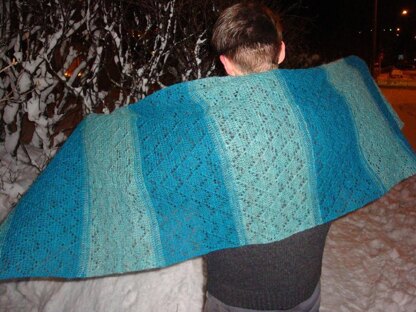 Poseidon Shawl (English & Swedish versions)