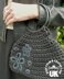 Midnight Bloom Zpagetti / T-Shirt Yarn Handbag