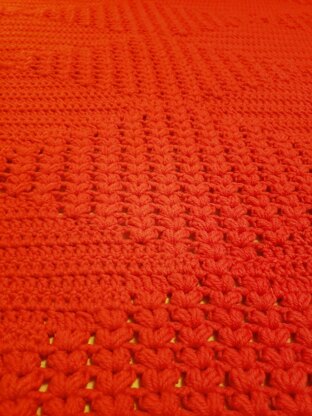 Red Diamonds Afghan