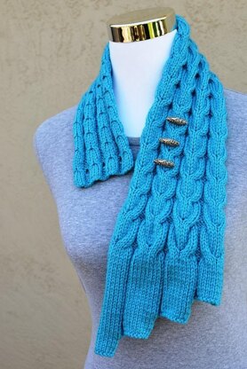 Waterfall Cables Scarf