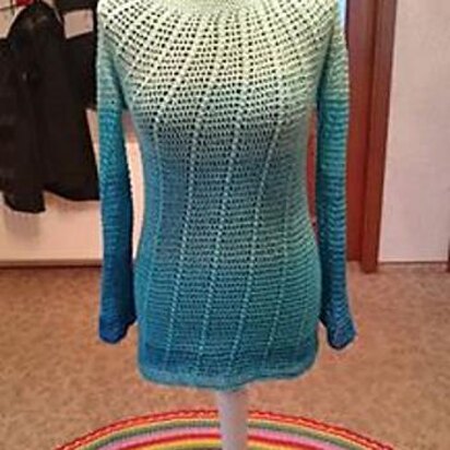 J.Jill Crochet look, Open knit cream colored long sleeve sweater