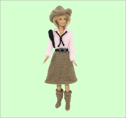 Barbie doll Cowgirl outfit