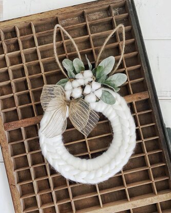 Crochet Bunny Wreath 092