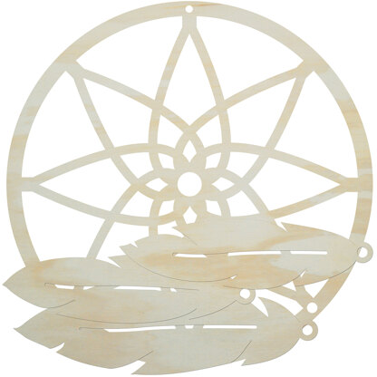Kaisercraft Lucky Dip Wood Embellishment - Dream Catcher 9.75"X9.75"
