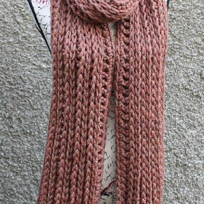 Unisex Mega Chunky Ribbed Scarf