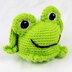 Freya the Frog Scrubby Amigurumi