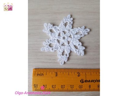 Crochet snowflake 89