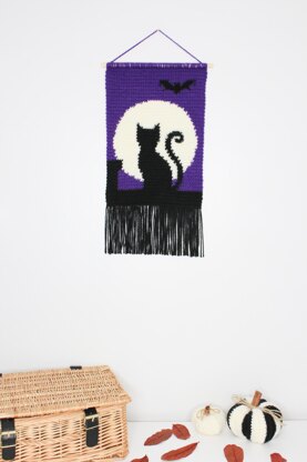 Midnight Cat Wall Hanging