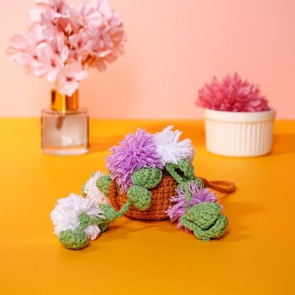 Dandelion Flower Basket Car Hanging