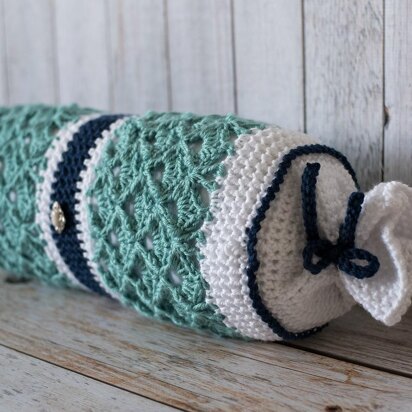 Seafoam Tranquility Bolster Pillow