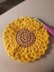 Crochet Sunflower Cushion