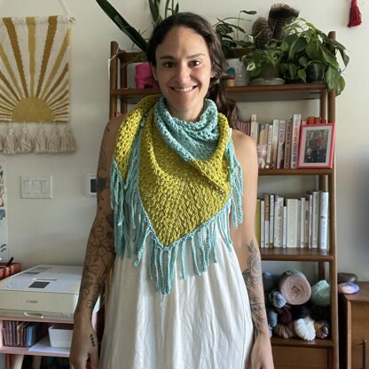 Summer Fringe Shawl