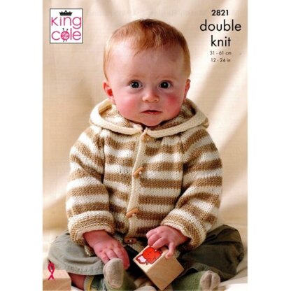 Mix 'n' Match Raglan Sweaters and Jackets in King Cole Big Value DK - 2821 - Leaflet