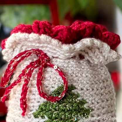 Christmas Tree Mini Gift Bag