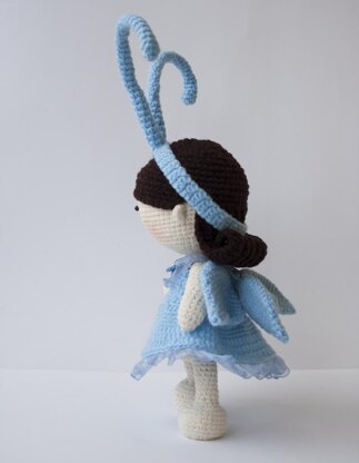 Butterfly Pebble doll