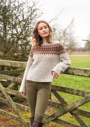 Jackie Jumper in Rowan Alpaca Classic - ZB328-00005-ENPFRP - Downloadable PDF