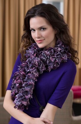 Into the Wild Scarf in Red Heart Soft Solids - LW4135
