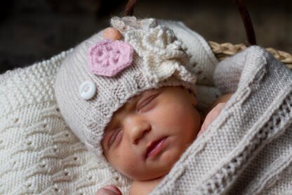 Winter Garden Hat by Little Cupcakes - Bc30