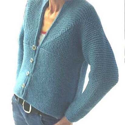 Adult Modular Cardigan Jacket - knitting pattern