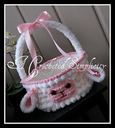"Lily or Lyle" the Lamb Easter Basket