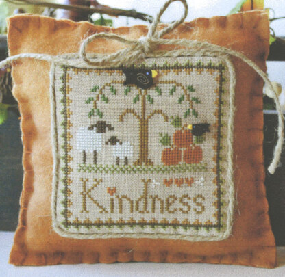 Little House Needleworks Little Sheep Virtue No. 10 - Kindness Chart - Leaflet