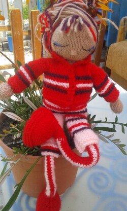 Knitted Doll Jackets for a 15 inch doll