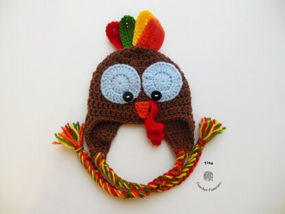 Turkey Baby Hat and Dress Outfit
