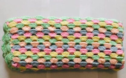 Pastel Shells Baby Blanket