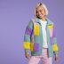 Paintbox Yarns Playful Patchwork Cardigan PDF (Free)