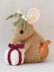 Christmas Mistletoe Mouse Tea Cosy