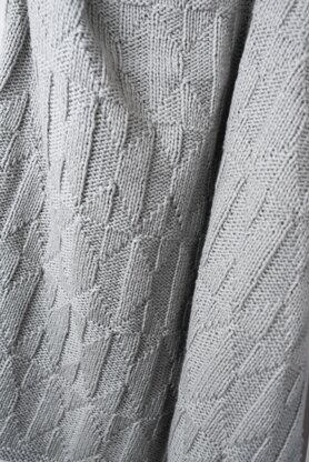 Lavender Blanket in Rowan Cotton Wool - RB003-00013-ENP - Downloadable PDF