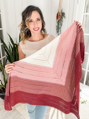 Pretty in Pink Triangle Crochet Pattern