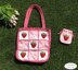 STRAWBERRY TOTE BAG and Pouch