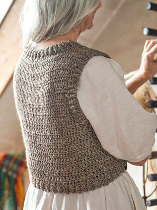 Talbot Vest in Berroco Hearthside - Downloadable PDF