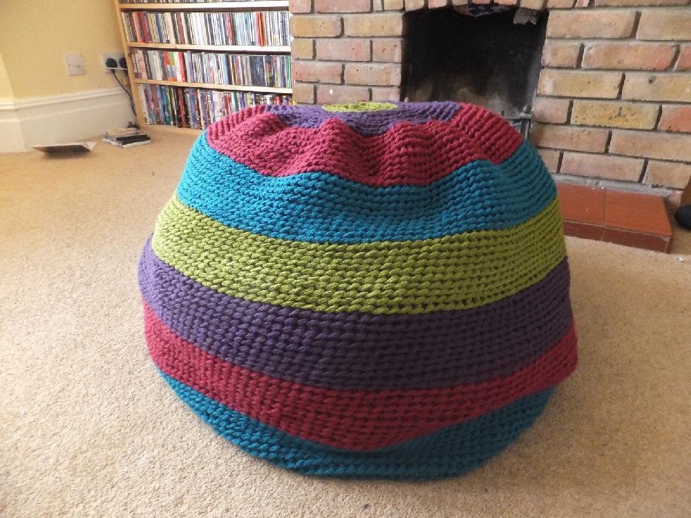 Knit bean bag chair hot sale