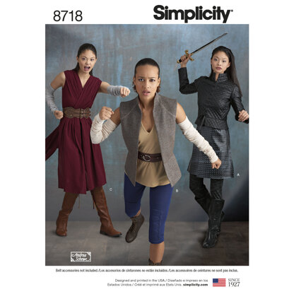 Simplicity 8718 Women's Costumes - Sewing Pattern
