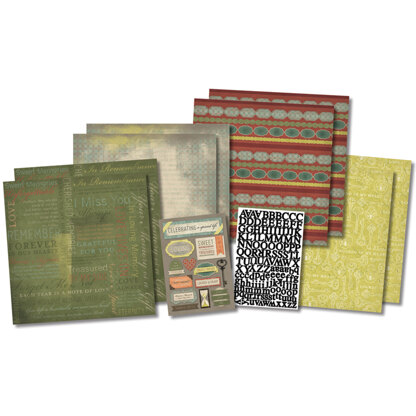 Karen Foster Scrapbook Page Kit 12"X12" - In Remembrance