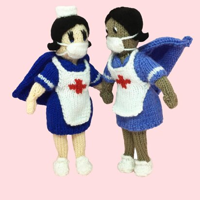 Superhero nurse doll with outfits
