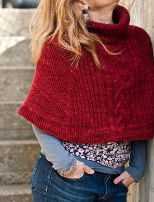 Cranberry Capelet