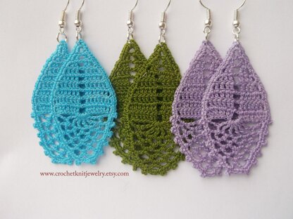 Drop lace earrings