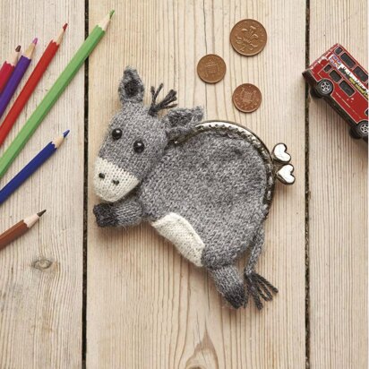 Little Donkey Purse - knitting pattern