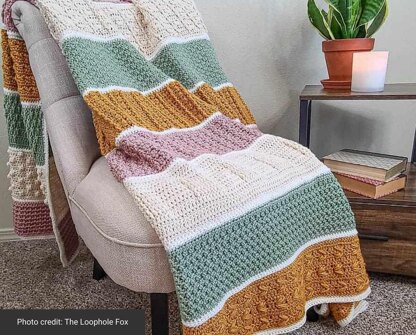 Cozy Triangles Blanket Strip