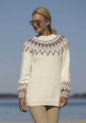 Kathrine Sweater in Viking Of Norway - UK-2319-10 - Downloadable PDF